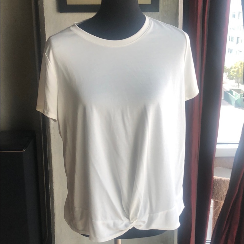 Banana Republic knit front tee
